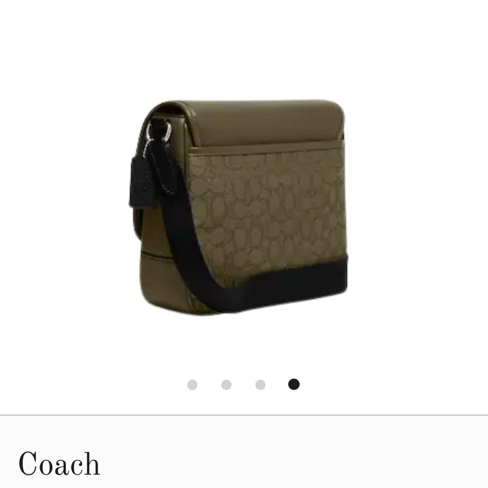 Coach Olive Green Men's Bag